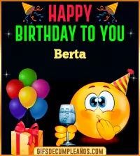 GiF Happy Birthday To You Berta